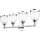 Ashridge 4 Light 35.75 inch Polished Chrome Large Vanity Sconce Wall Light