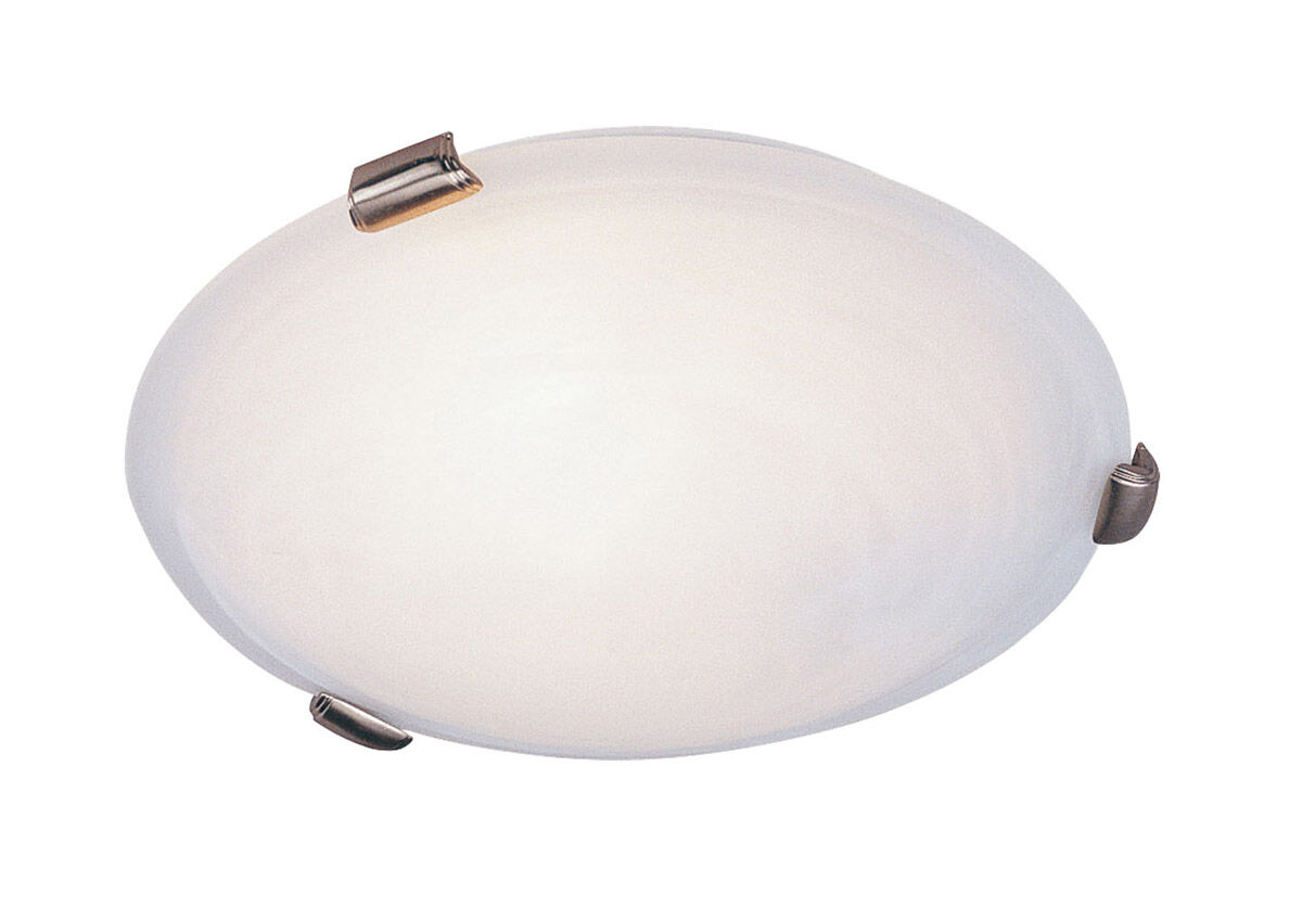 Oasis 2 Light 12 inch Brushed Nickel Semi-Flush Mount Ceiling Light