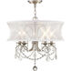 Newcastle 5 Light 20 inch Brushed Nickel Chandelier Ceiling Light