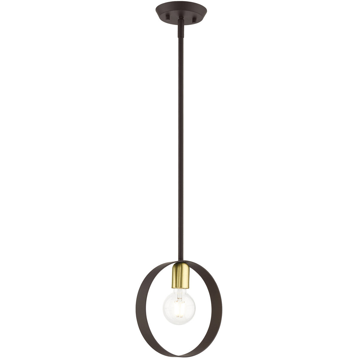 Modesto 1 Light 5.13 inch Bronze Pendant Ceiling Light