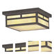 Montclair Mission 3 Light 13 inch Bronze Outdoor Ceiling Mount
