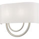 Stratton 2 Light 15 inch Brushed Nickel ADA Wall Sconce Wall Light