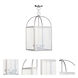 Milford 4 Light 12.75 inch Brushed Nickel Chain Lantern