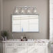 Ashridge 4 Light 35.75 inch Polished Chrome Large Vanity Sconce Wall Light