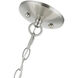 Edinburgh 5 Light 23 inch Brushed Nickel Pendant Chandelier Ceiling Light
