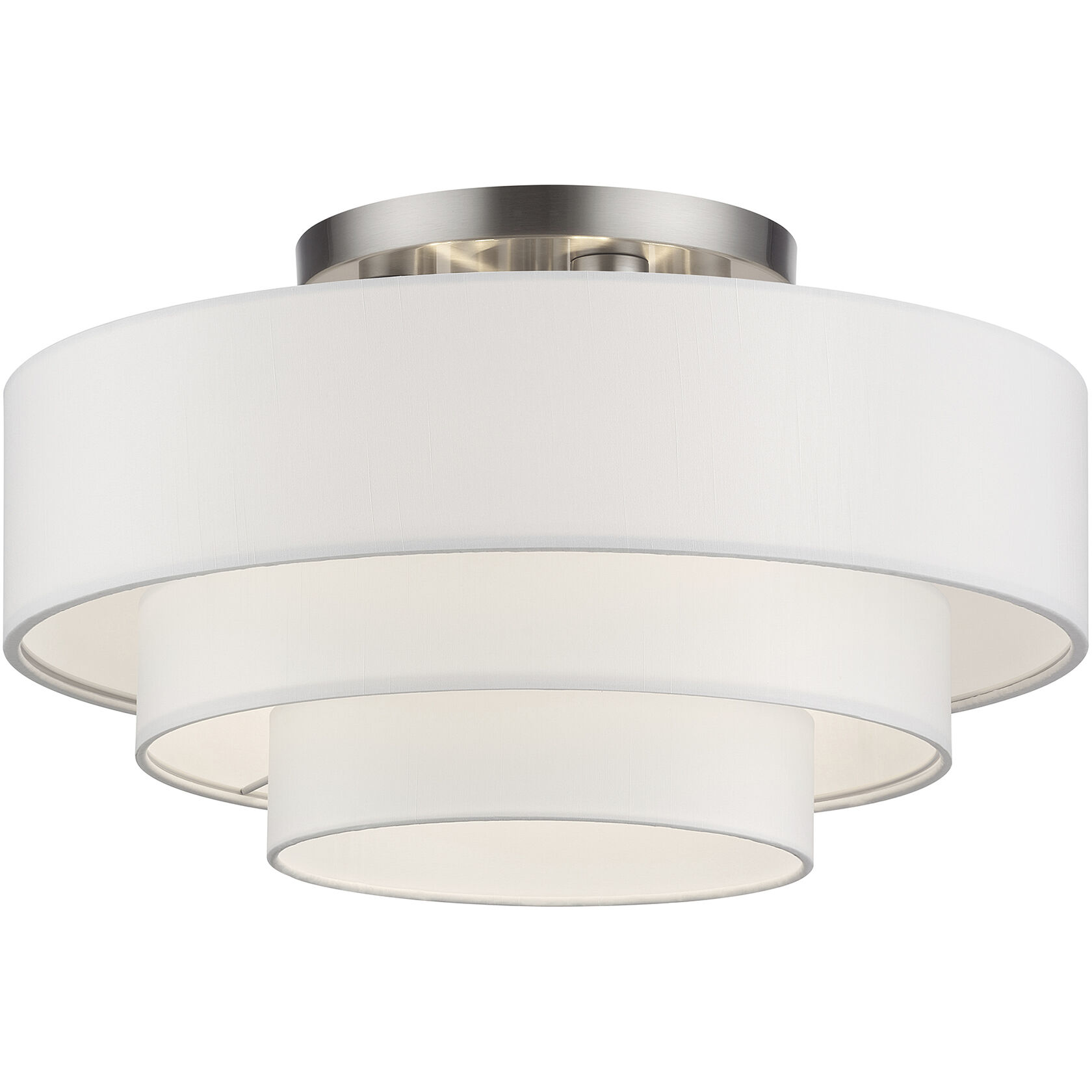 Manorwood 4 Light 21 inch Brushed Nickel Semi-Flush Ceiling Light