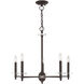 Bennington 5 Light 25 inch Bronze Chandelier Ceiling Light