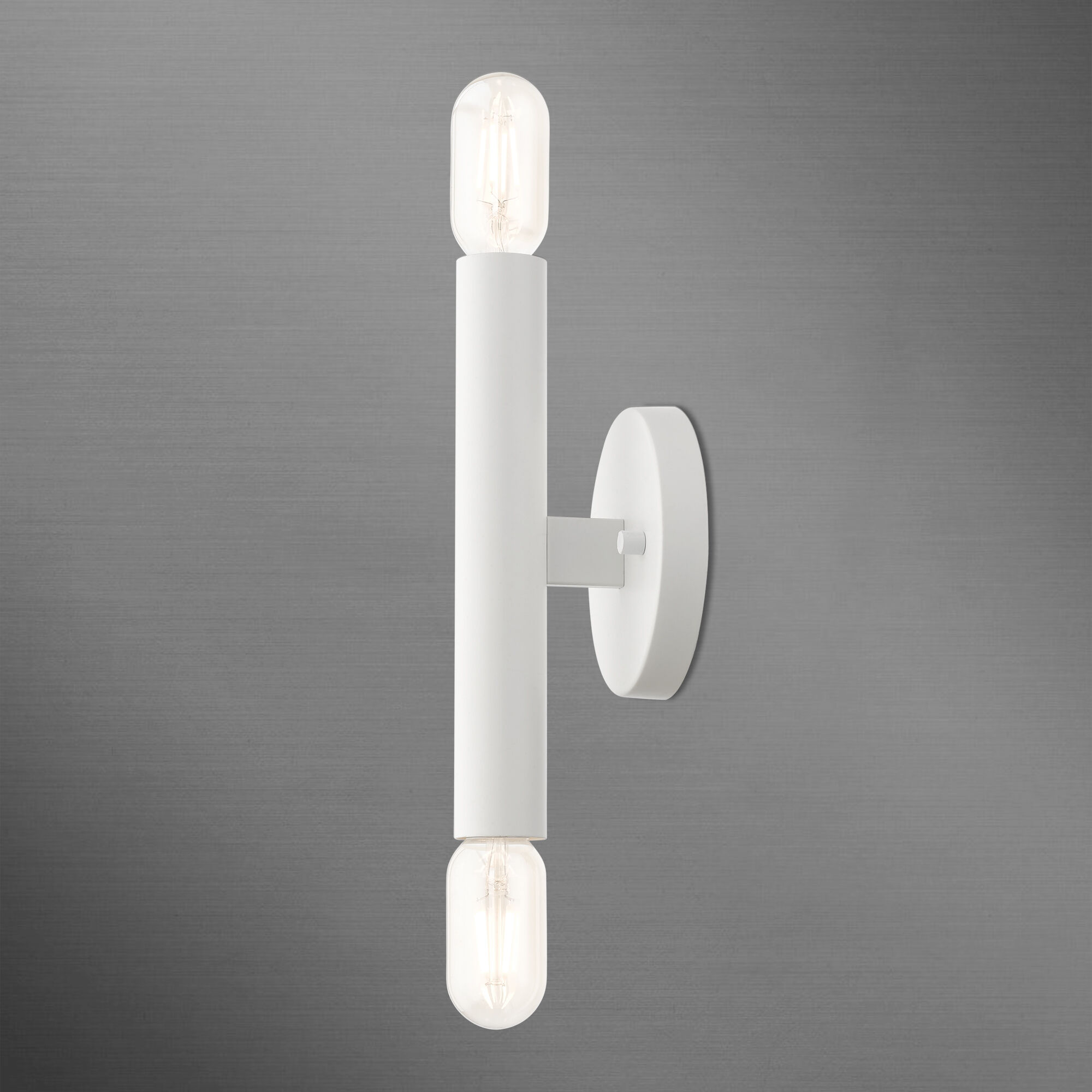 Copenhagen 2 Light 5 inch White ADA Sconce Wall Light
