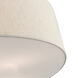 Meridian 6 Light 30 inch English Bronze Semi Flush Ceiling Light