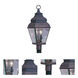 Exeter 2 Light 20.5 inch Bronze Outdoor Post Top Lantern