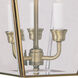 Westover 3 Light 12 inch Antique Brass Large Outdoor Pendant Lantern