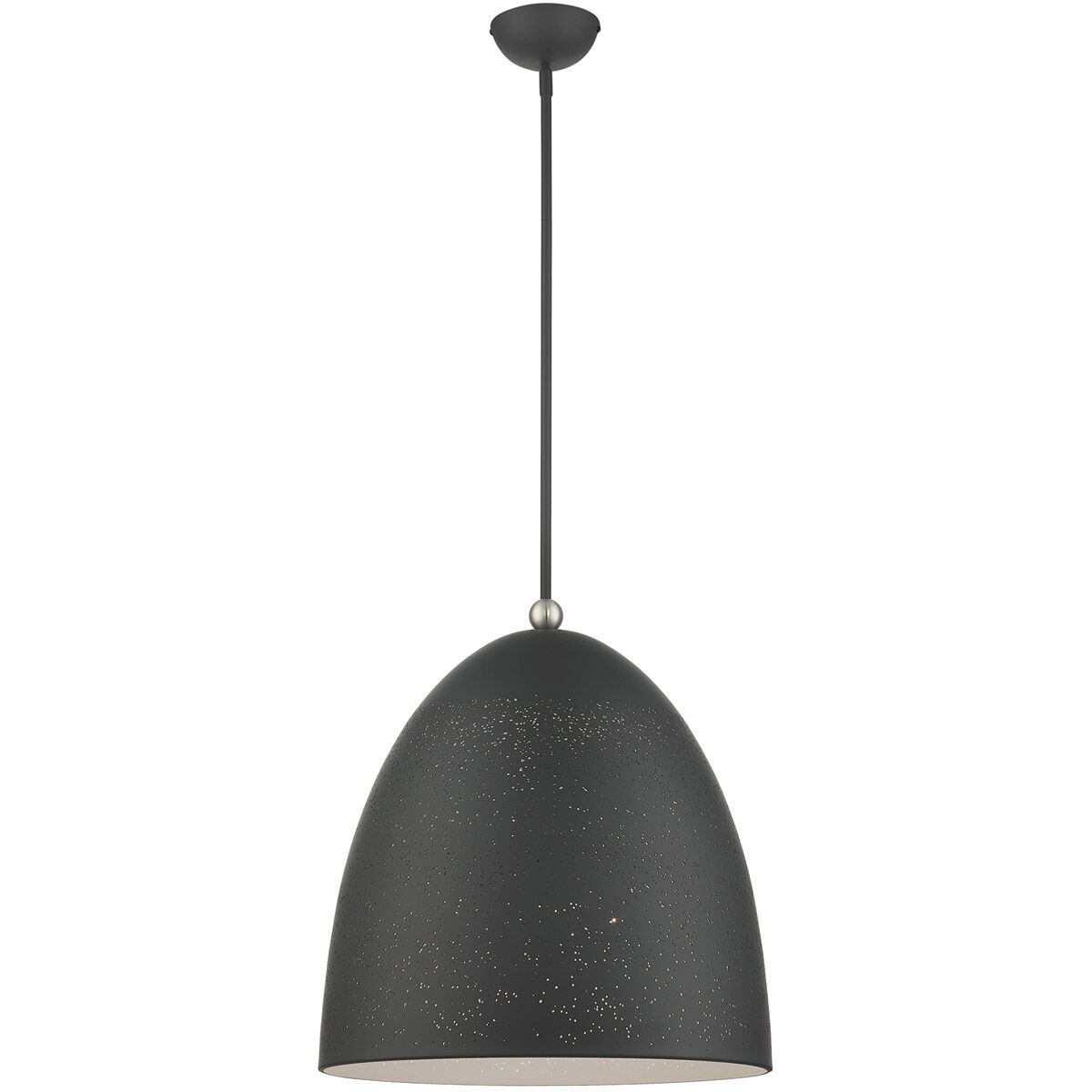 Arlington 3 Light 19 inch Scandinavian Gray with Brushed Nickel Accents Pendant Ceiling Light