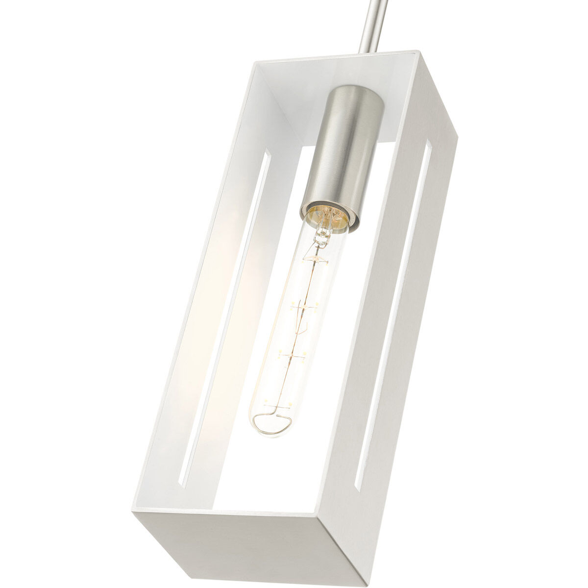 Soma 1 Light 5 inch Brushed Nickel Pendant Ceiling Light