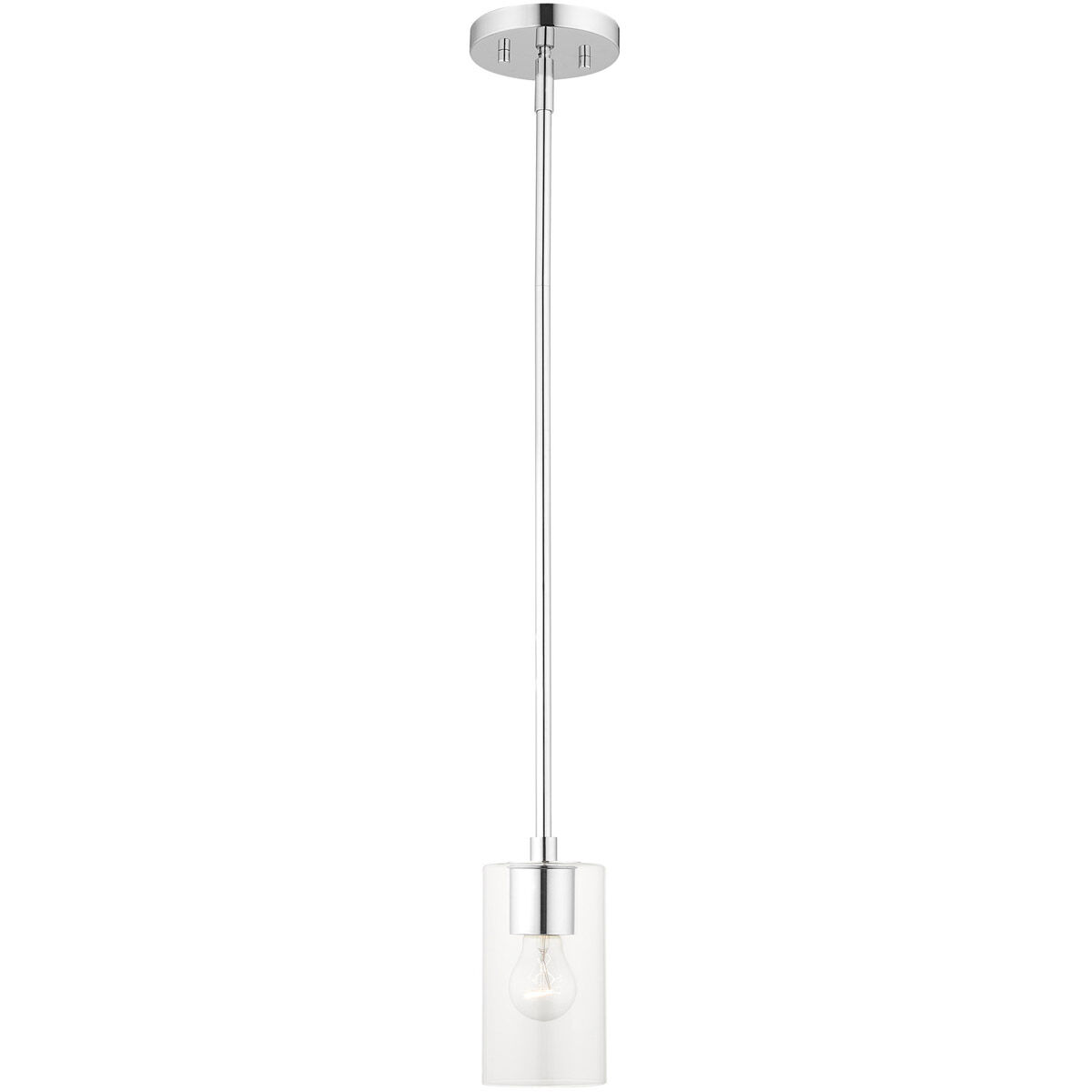 Zurich 1 Light 5 inch Polished Chrome Pendant Ceiling Light