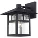 Crestlake 1 Light 11.5 inch Textured Black Outdoor Wall Lantern