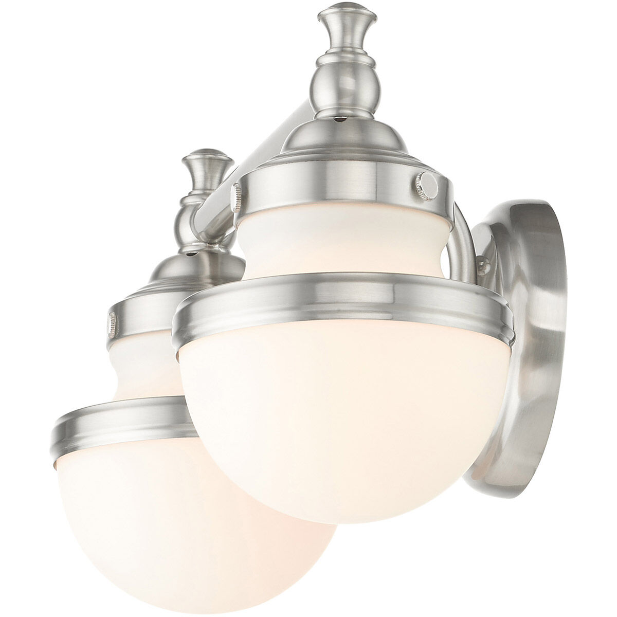 Oldwick 2 Light 15 inch Brushed Nickel Bath Vanity Wall Light