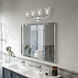 Ashridge 4 Light 35.75 inch Polished Chrome Large Vanity Sconce Wall Light