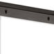 Arabesque 9 Light 39.75 inch English Bronze Linear Chandelier Ceiling Light