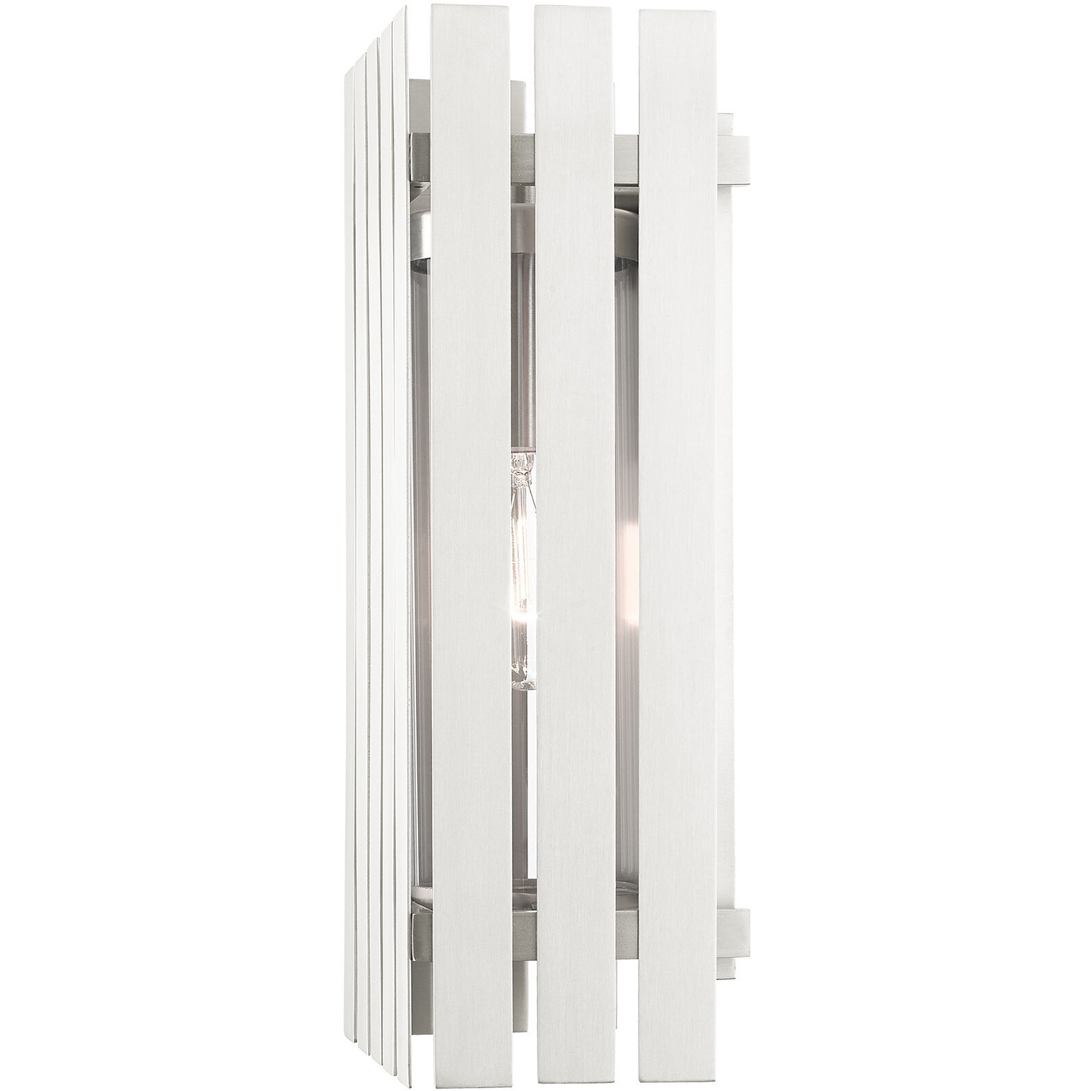 Greenwich 1 Light 17 inch Brushed Nickel Outdoor Wall Lantern