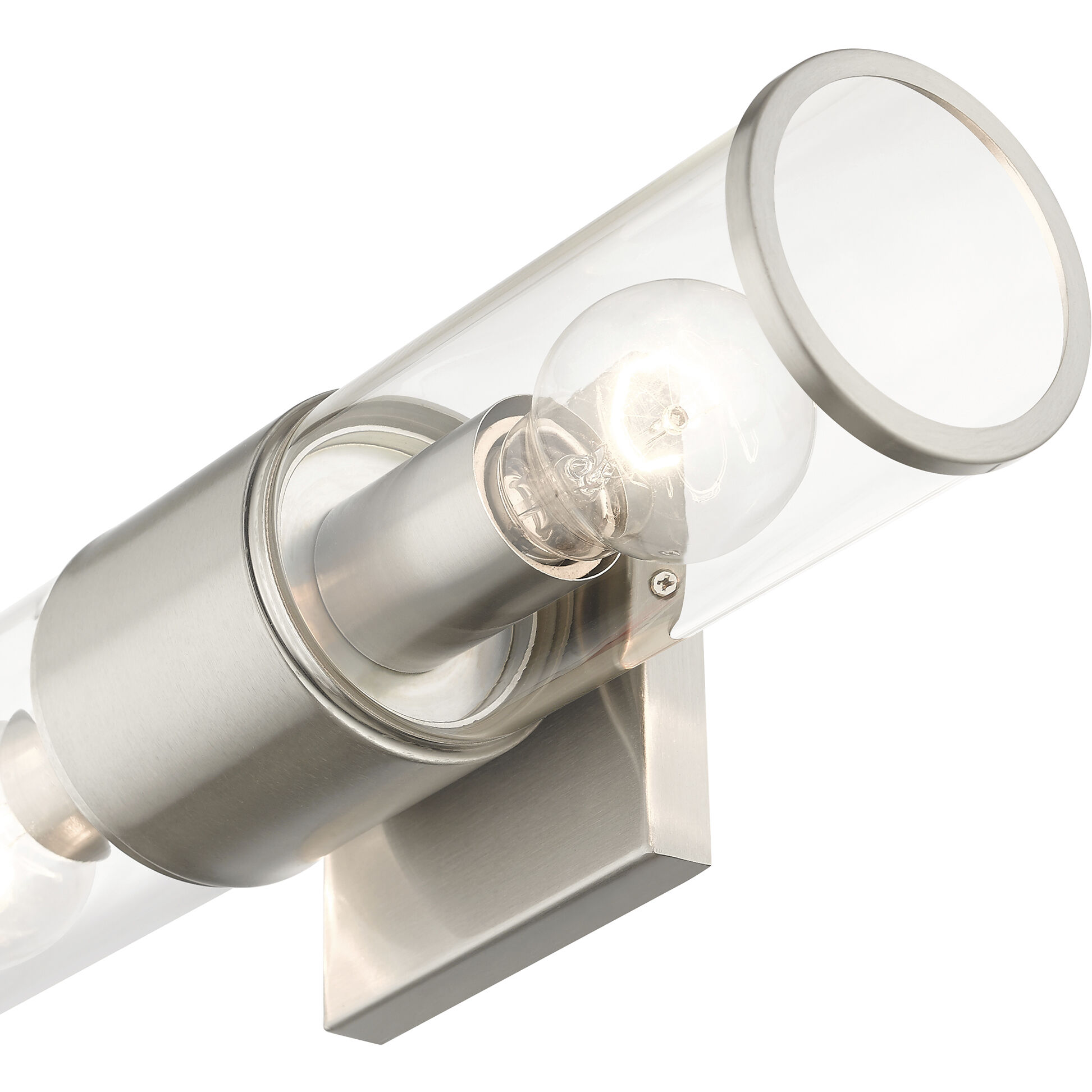 Quincy 2 Light 16 inch Brushed Nickel Vanity Sconce Wall Light