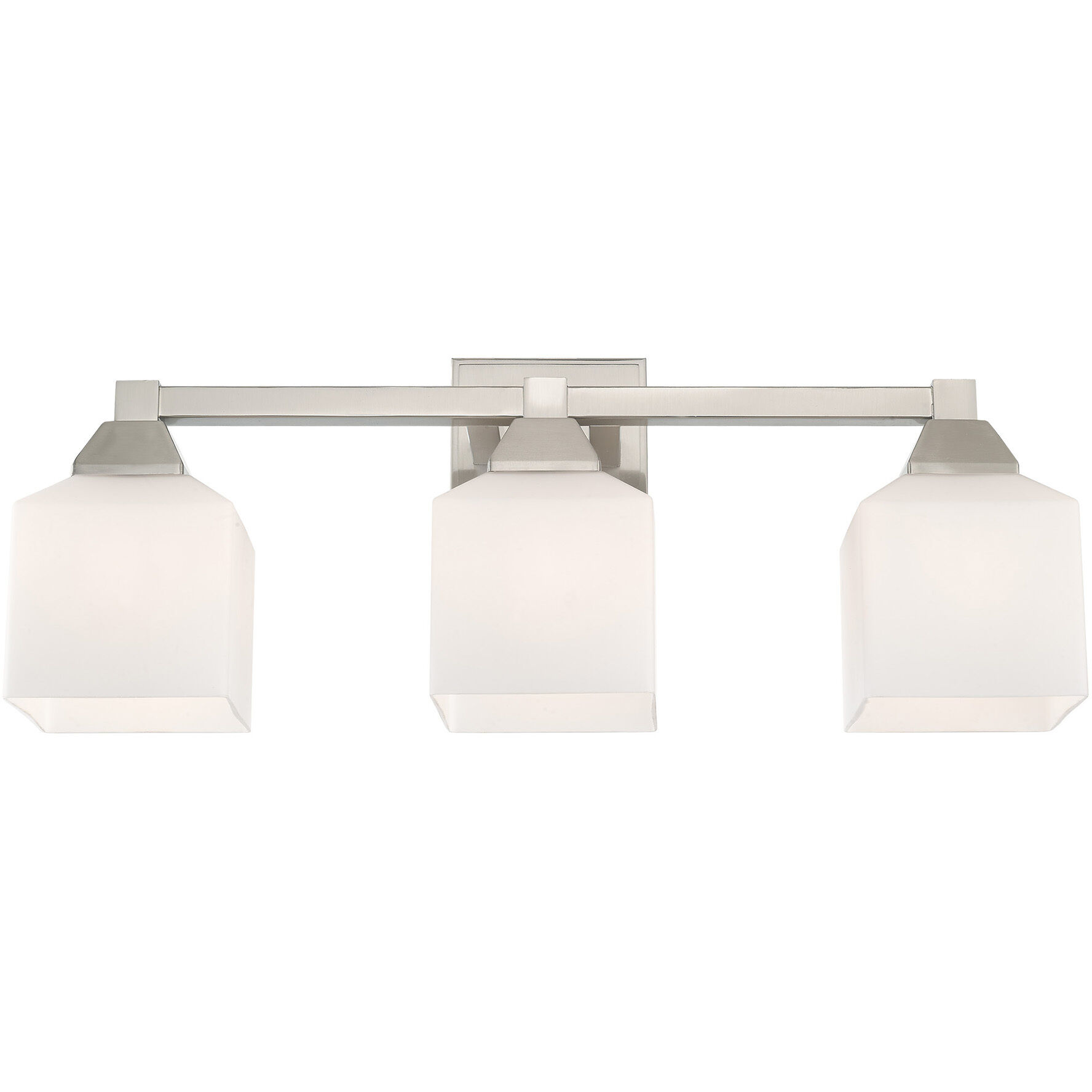 Aragon 3 Light 23 inch Brushed Nickel Bath Vanity Wall Light