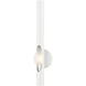 Acra 1 Light 5.13 inch Shiny White ADA ADA Single Sconce Wall Light