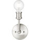 Lansdale 1 Light 5 inch Brushed Nickel Vanity Sconce Wall Light