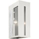 Lafayette 1 Light 14 inch Brushed Nickel Outdoor Wall Lantern