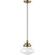 Avondale 1 Light 9 inch Antique Brass Mini Pendant Ceiling Light