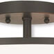 Park Ridge 2 Light 13 inch Bronze Semi-Flush Mount Ceiling Light