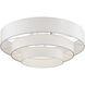 Manorwood 5 Light 28 inch Bronze Semi-Flush Ceiling Light