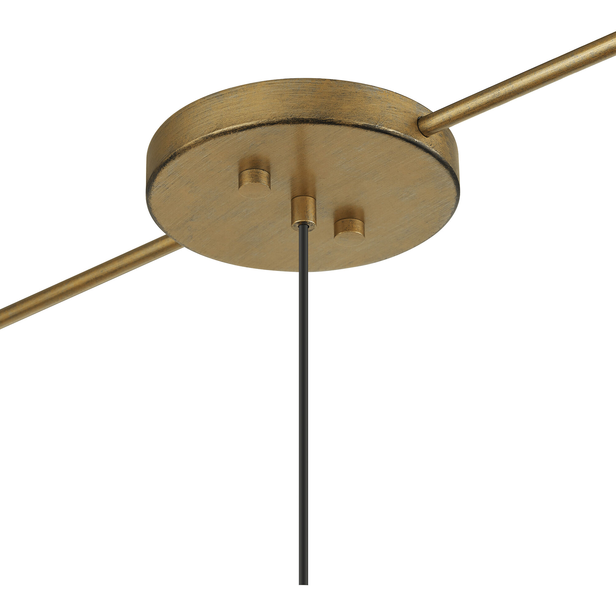 Bellingham 3 Light 13 inch Antique Gold Leaf Chandelier Ceiling Light, Large