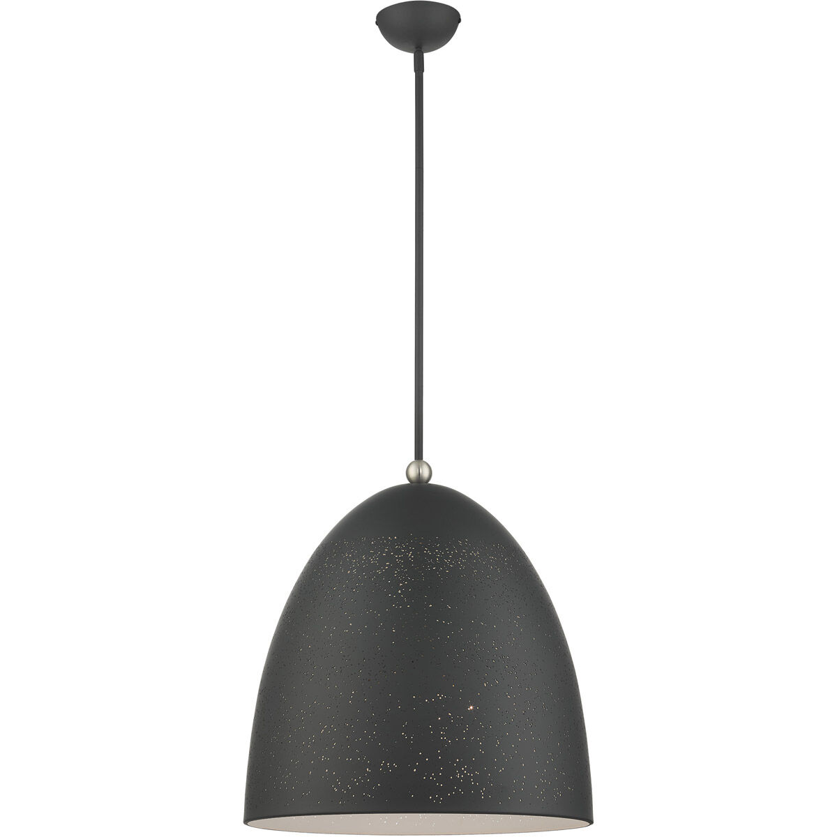 Arlington 3 Light 19 inch Scandinavian Gray with Brushed Nickel Accents Pendant Ceiling Light
