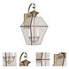 Westover 3 Light 23.25 inch Antique Brass Outdoor Wall Lantern