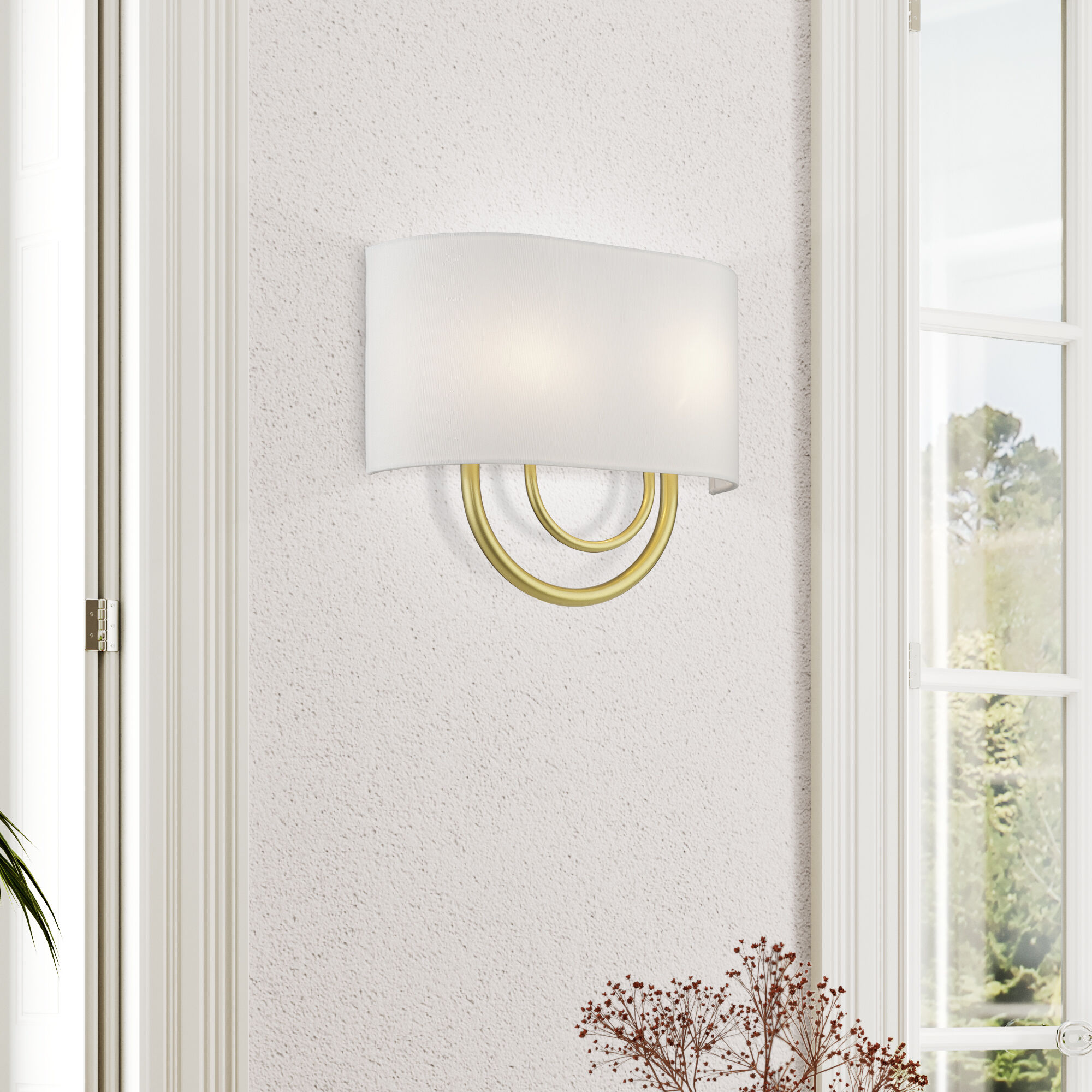 Stratton 2 Light 13 inch Soft Gold ADA Wall Sconce Wall Light