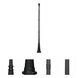 Outdoor Cast Aluminum Posts 114.5 inch Textured Black Outdoor Lamp Post