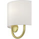 Stratton 1 Light 9 inch Soft Gold ADA Wall Sconce Wall Light