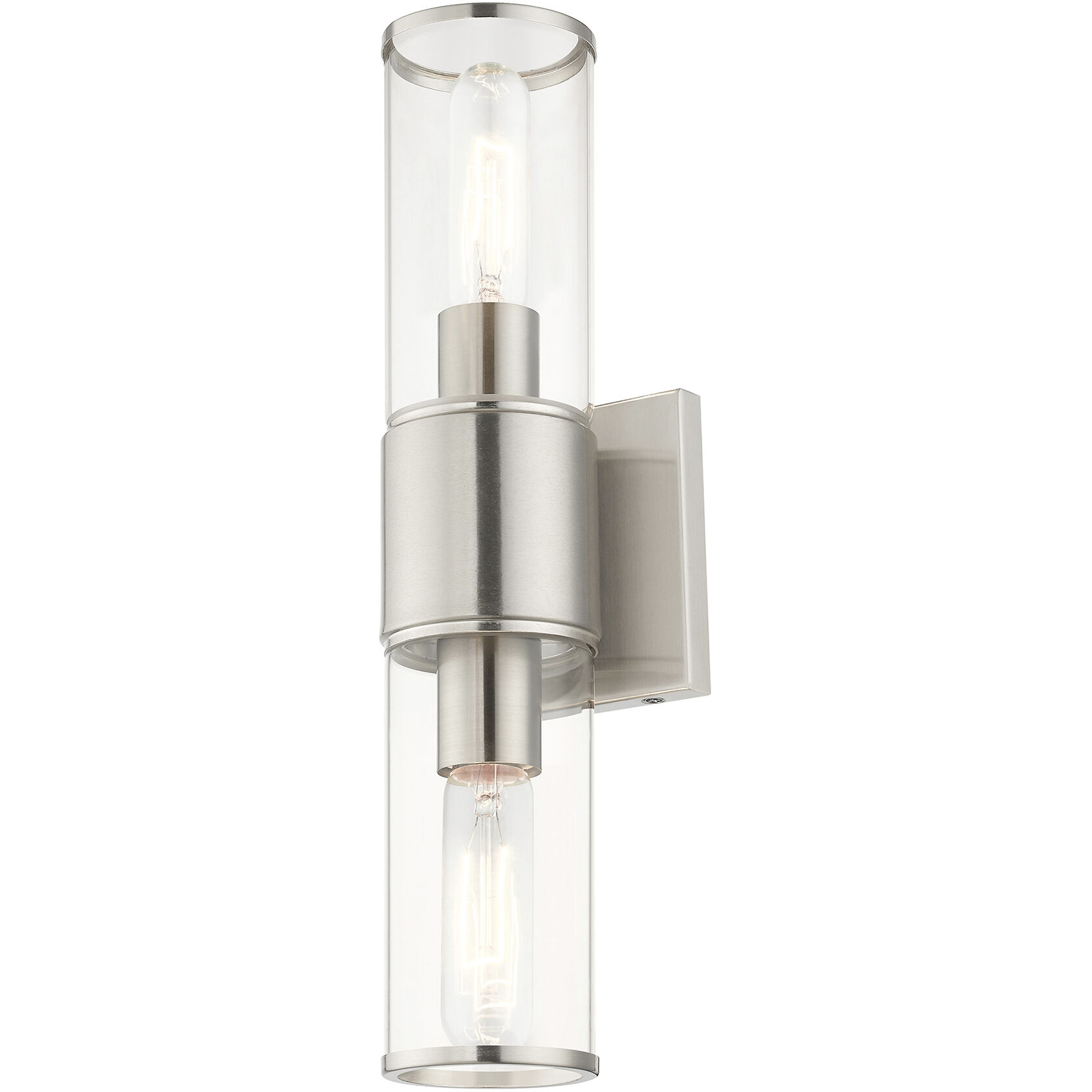Quincy 2 Light 16 inch Brushed Nickel Vanity Sconce Wall Light