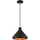 Allison 1 Light 11 inch Black Mini Pendant Ceiling Light