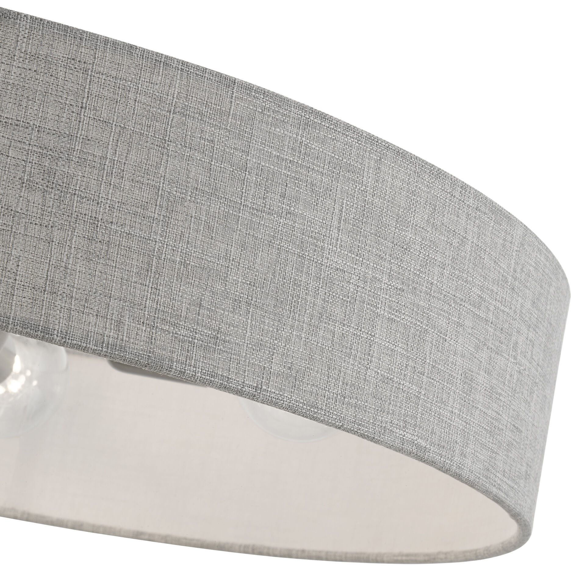 Elmhurst 5 Light 26 inch Brushed Nickel with Shiny White Accents Pendant Ceiling Light, Large