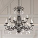 Daphne 15 Light 36 inch English Bronze Foyer Chandelier Ceiling Light