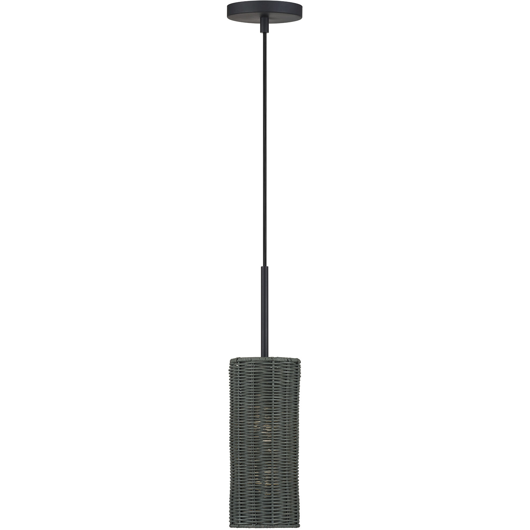 Weavington 1 Light 5.13 inch Black Mini Pendant Ceiling Light