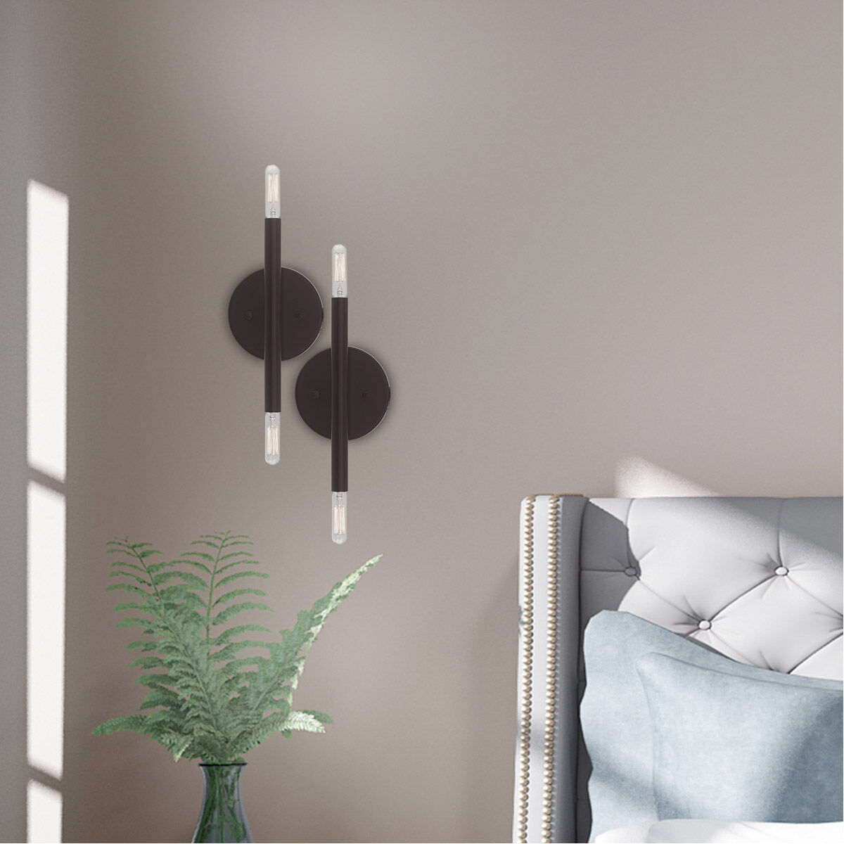 Copenhagen 2 Light 5 inch Bronze ADA ADA Wall Sconce Wall Light