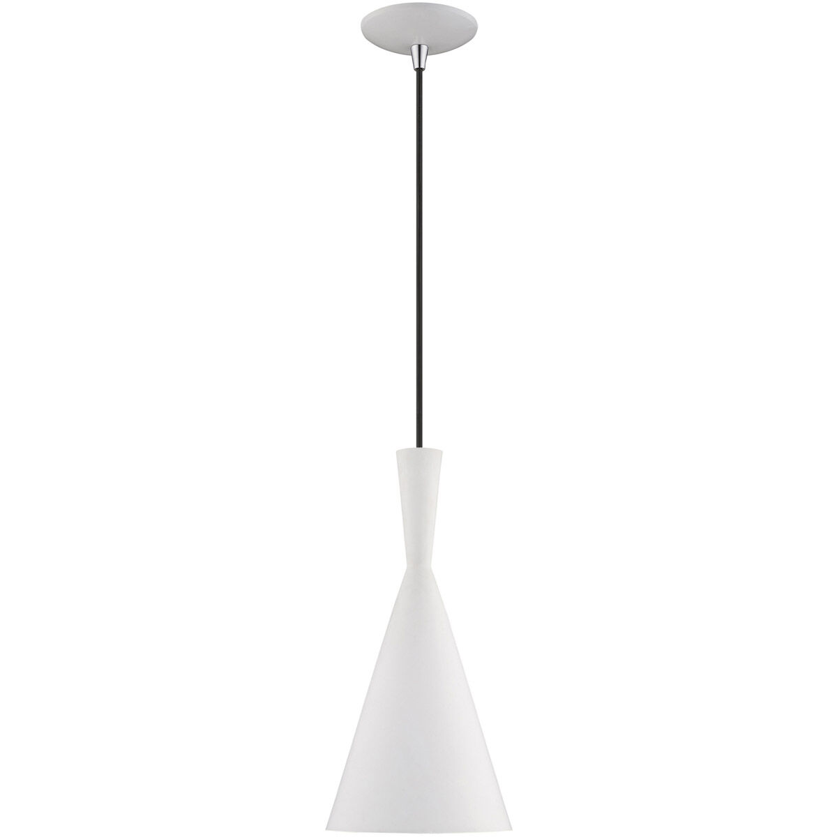 Allison 1 Light 7 inch White Mini Pendant Ceiling Light