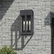 Berksford 3 Light 17 inch Black with Brushed Nickel Candles Outdoor Wall Lantern
