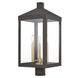 Nyack 3 Light 24 inch Bronze Outdoor Post Top Lantern