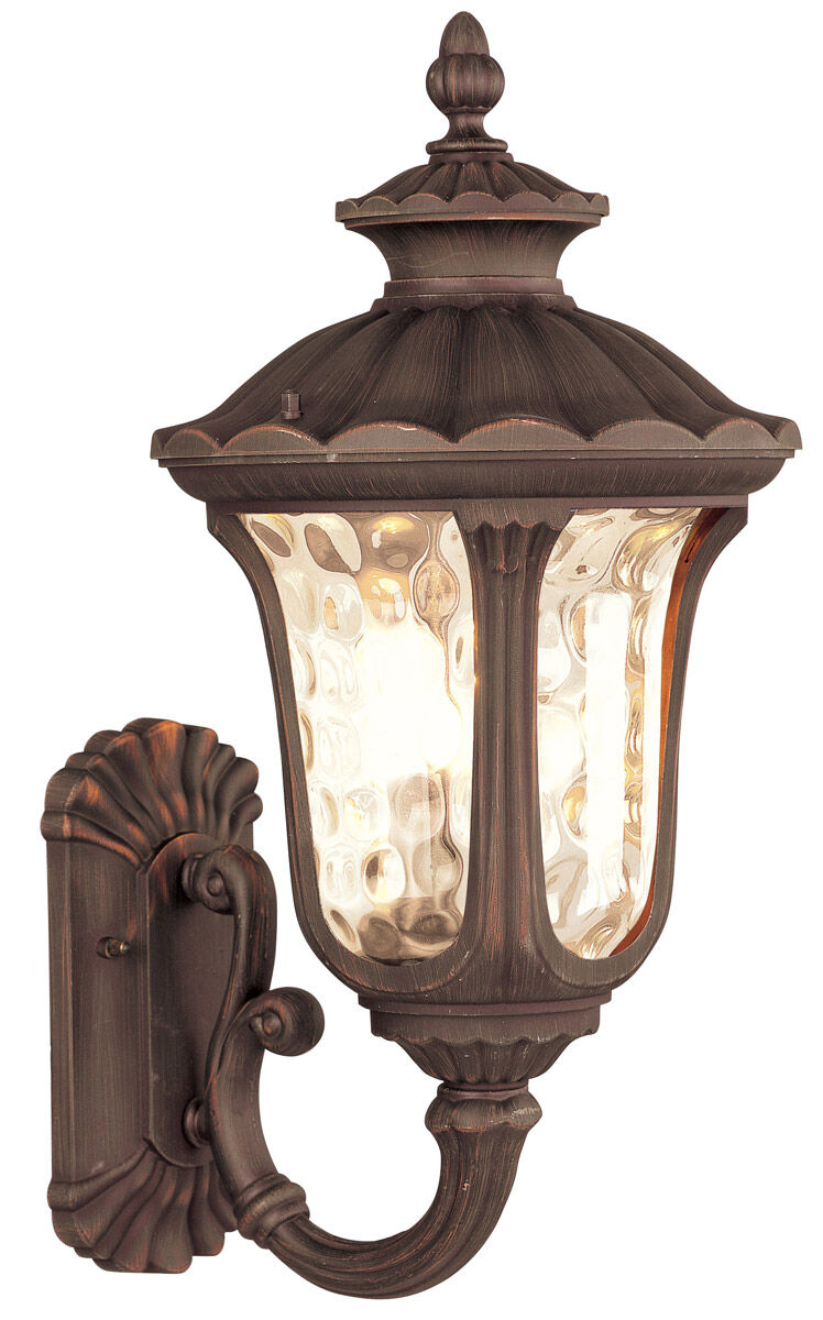 Oxford 3 Light 22 inch Imperial Bronze Outdoor Wall Lantern