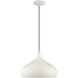 Allison 1 Light 14 inch Shiny White Mini Pendant Ceiling Light