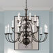 Williamsburgh 20 Light 36 inch Bronze Chandelier Ceiling Light