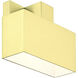 Lynx 1 Light 5 inch Satin Brass Outdoor ADA Wall Sconce